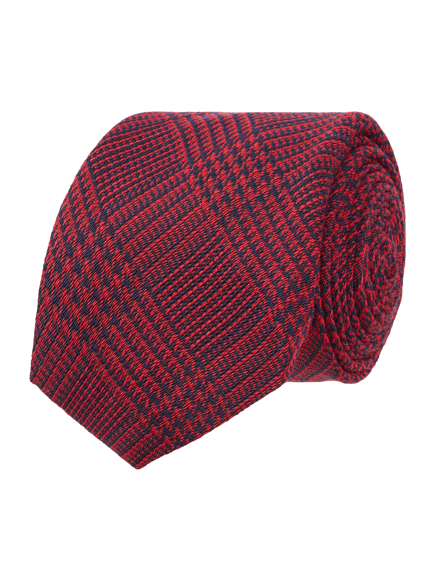 Ascot Strickkrawatte Mit Glencheck Rot Online Kaufen