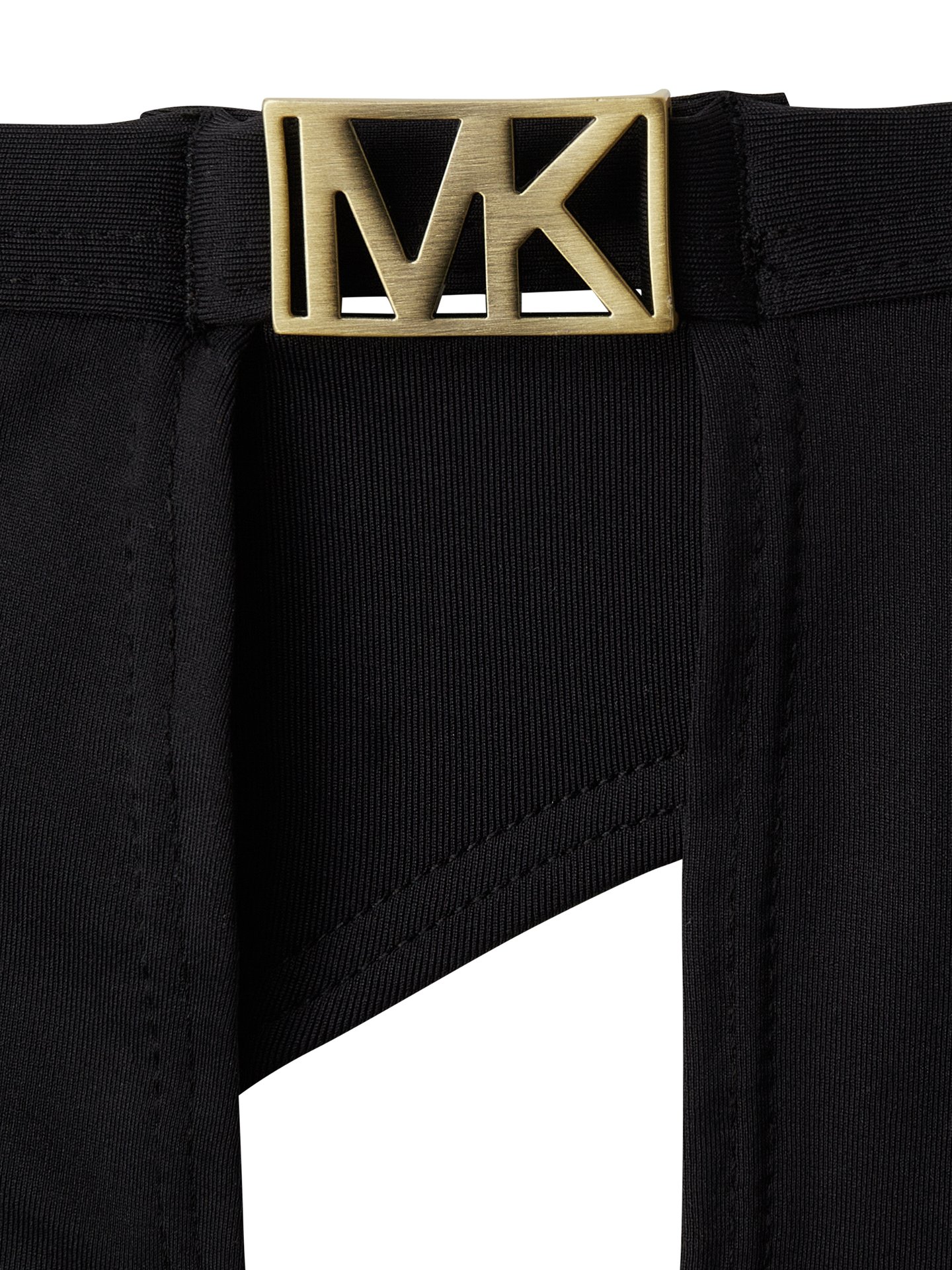 Michael Michael Kors Bikini Hose Mit Logo Applikation Schwarz Online