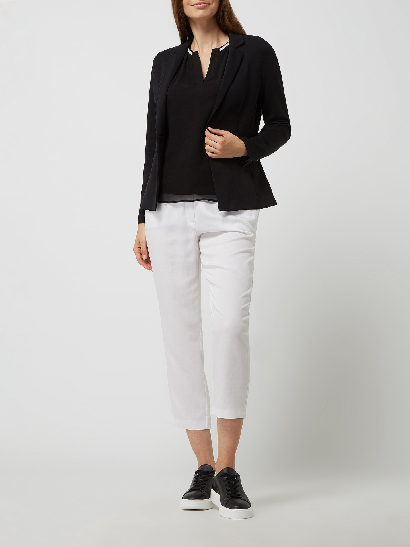 Taifun Blazer Mit Stretch Anteil Schwarz Online Kaufen