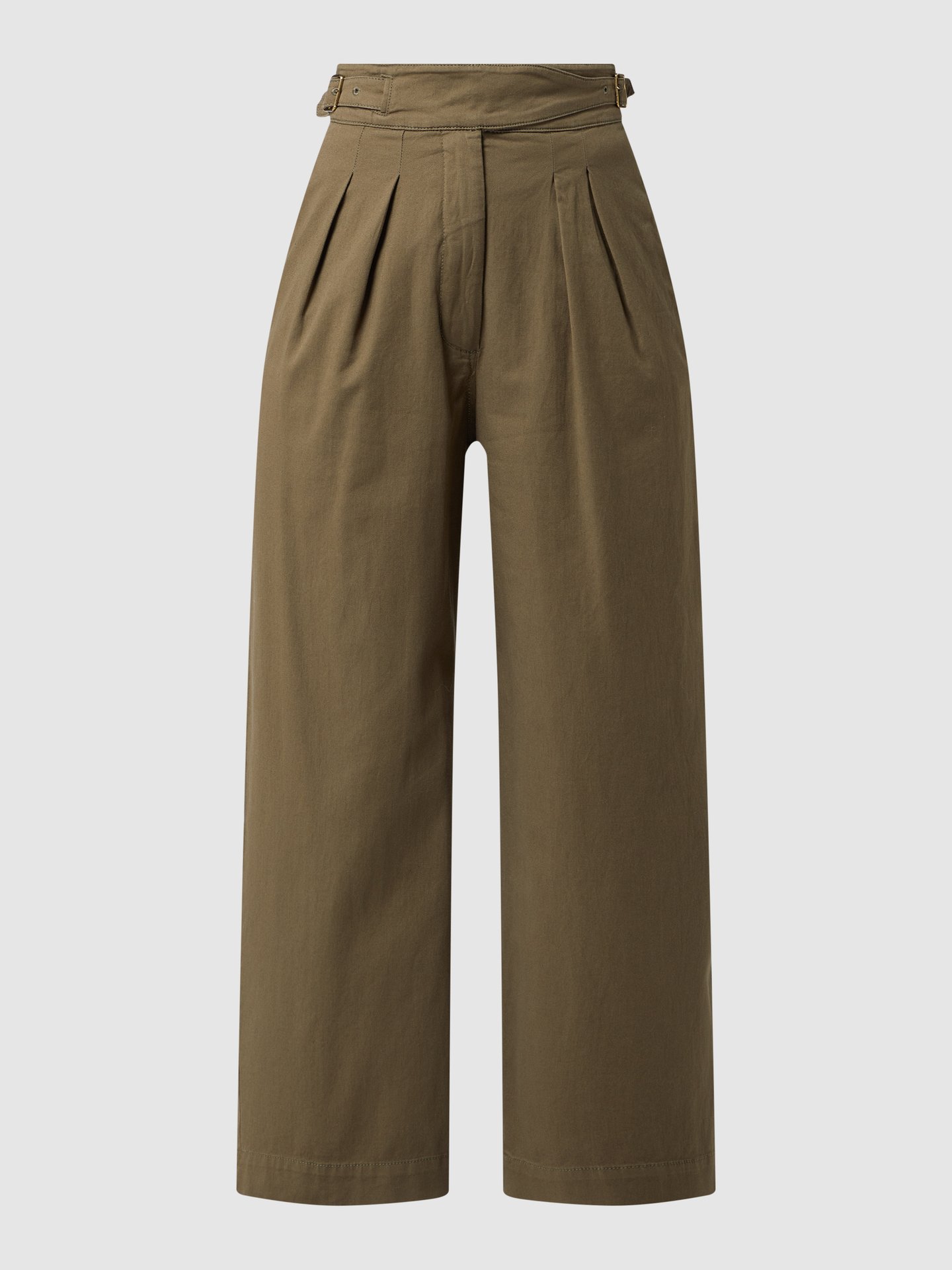 Weekend Max Mara Culotte Mit Bundfalten Modell Foggia Olivgr N