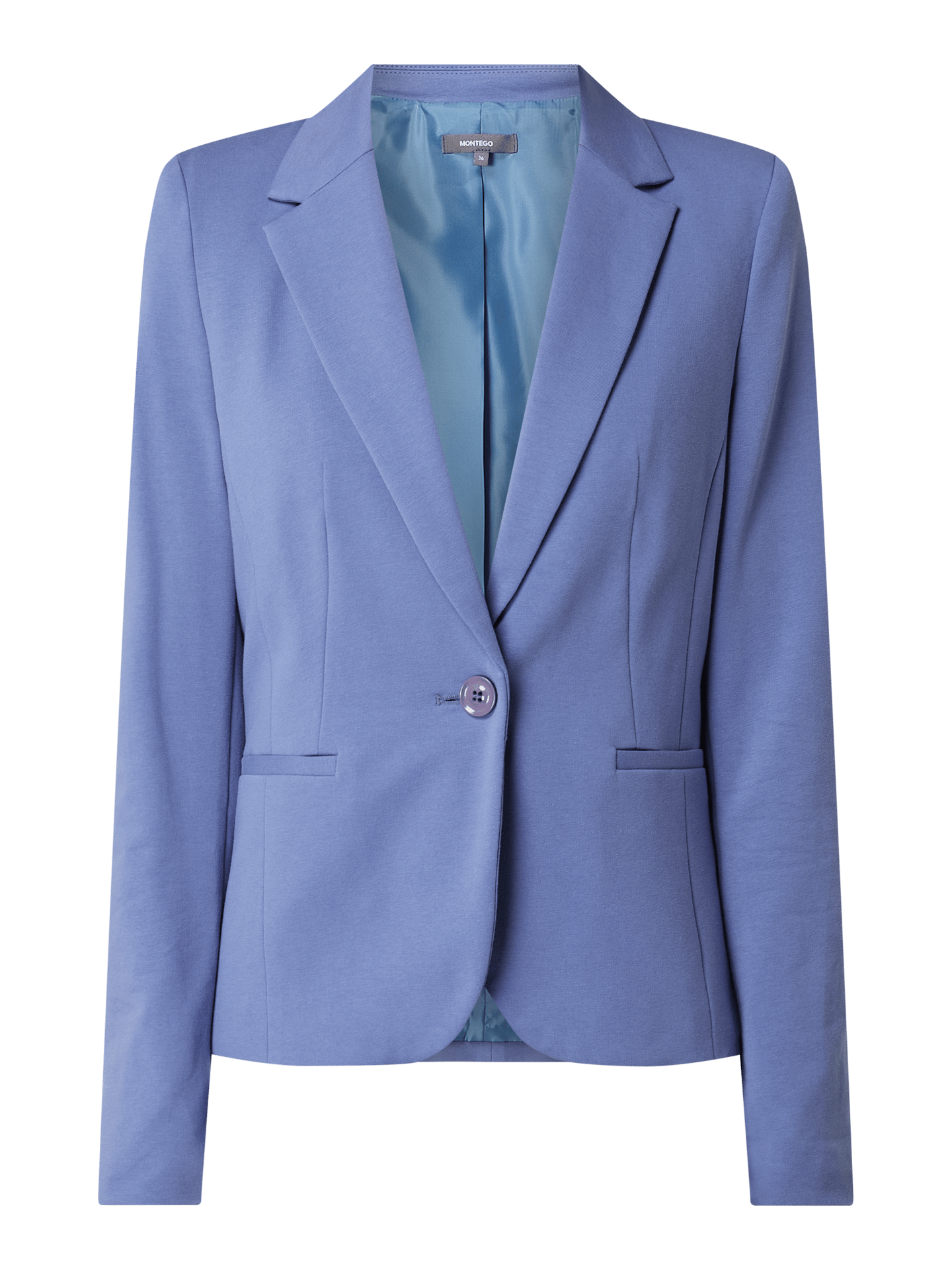 Montego Blazer Mit Knopf Verschluss Blau Online Kaufen