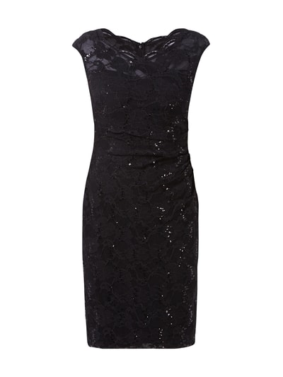 Lauren Ralph Lauren Cocktailkleid Aus Floraler Spitze Black Online Kaufen