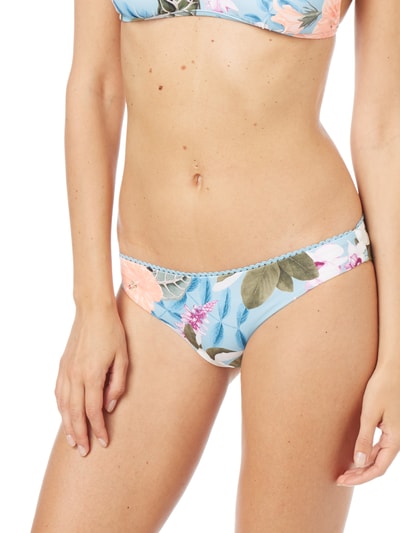 Seafolly Bikini Slip Mit Floralem Muster Hellblau Online Kaufen