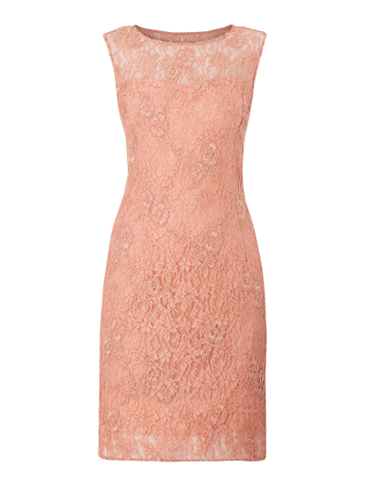 Paradi Cocktailkleid mit floralen Stickereien rosé online kaufen