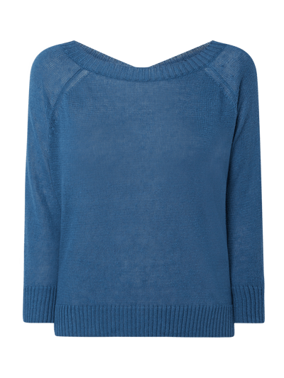 Weekend Max Mara Pullover Aus Leinen Modell Turku Dunkelblau Online