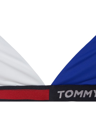 Tommy Hilfiger Bikini Oberteil In Triangel Form Wattiert Royalblau