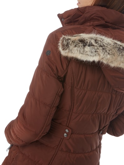 Taifun Steppjacke Mit Abnehmbarer Kapuze Wattiert Cognac Online Kaufen