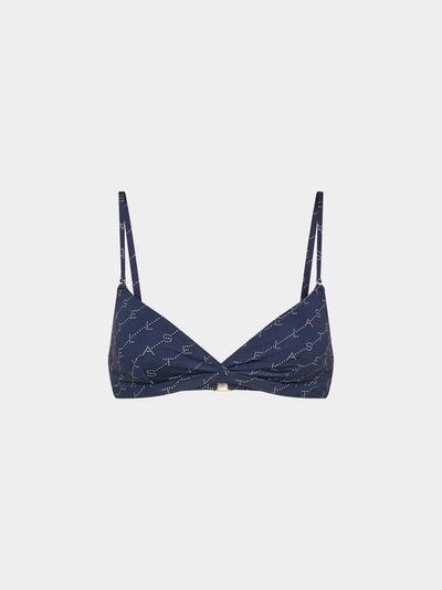 Stella Mc Cartney Bikini Oberteil Mit Allover Muster Blau Online Kaufen