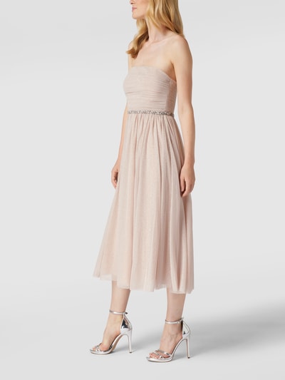 Jake S Cocktail Cocktailkleid Mit Ziersteinbesatz Metallic Rosa