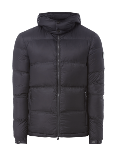 EA7 Emporio Armani Daunenjacke Mit Abnehmbarer Kapuze Marineblau