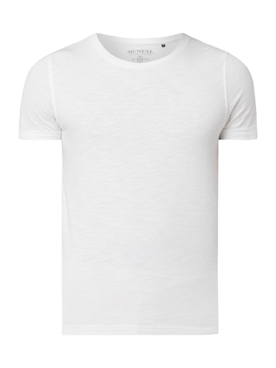 Mcneal T Shirt Aus Slub Jersey Wei Online Kaufen