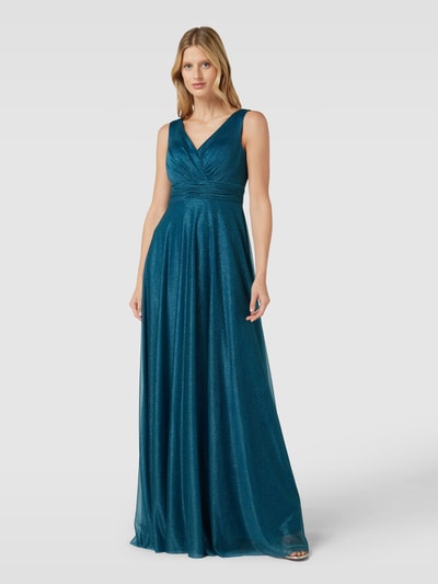 Troyden Collection Abendkleid Mit Taillenband In Schimmerndem Look