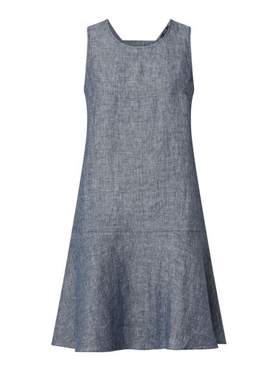 Opus Kleid Aus Leinen Marine Online Kaufen