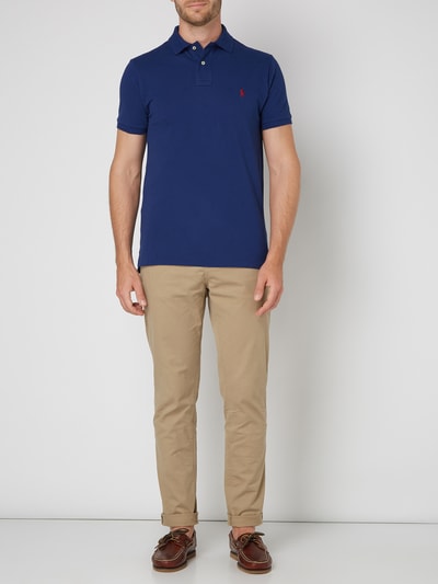 Polo Ralph Lauren Custom Slim Fit Poloshirt Met Geborduurd Logo In