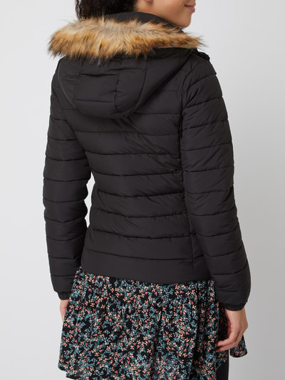 Superdry Steppjacke Mit Abnehmbarer Kapuze Wattiert Black Online Kaufen