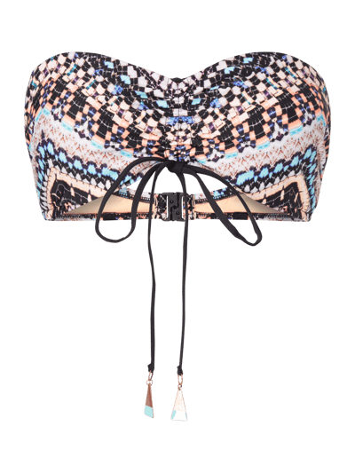 Seafolly Bikini Oberteil Mit Allover Muster Black Online Kaufen