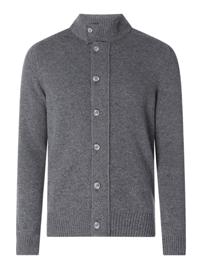 Gran Sasso Strickjacke Aus Schurwolle Mittelgrau Melange Online Kaufen