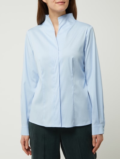 HECHTER PARIS Bluse Mit Kelchkragen Hellblau Online Kaufen