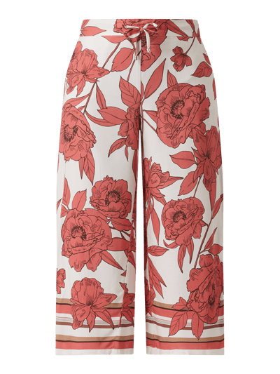 BETTY CO WHITE Culotte Aus Viskose Mit Floralem Muster Pink Online