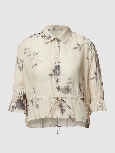 Jake S Collection Bluse Mit Floralem Allover Muster Beige Online Kaufen