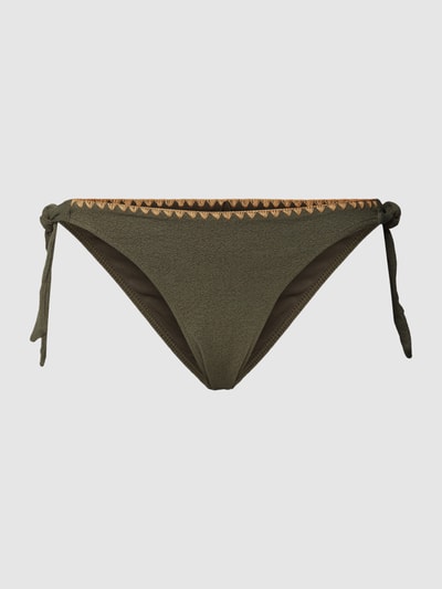 Banana Moon Bikini Slip Mit Strukturmuster Modell Dimka Khaki