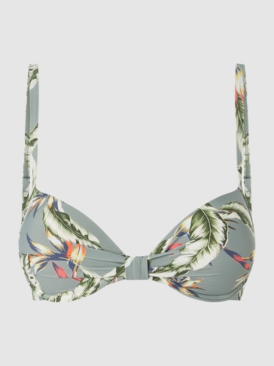 Esprit Bikini Oberteil Mit Floralem Muster Modell Panama Khaki