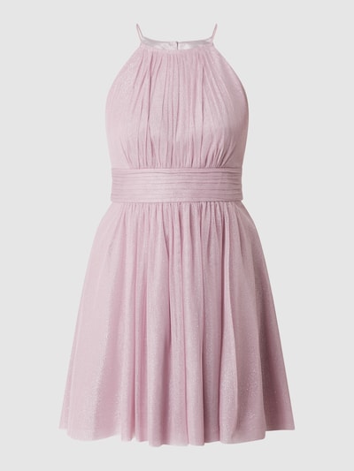 Jake S Cocktail Cocktailkleid Aus Mesh Mauve Melange Online Kaufen