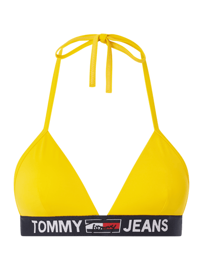 TOMMY HILFIGER Bikini Oberteil In Triangel Form Gelb Online Kaufen