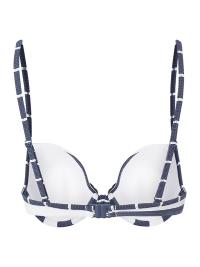 Esprit Bikini Oberteil Mit Verstellbaren Tr Gern Wattiert Marineblau