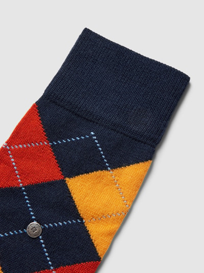 Burlington Socken Aus Schurwolle Mix Mit Label Details Modell