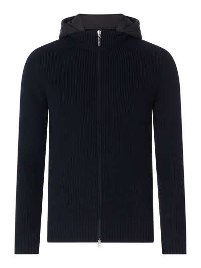 Gran Sasso Strickjacke Aus Schurwolle Dunkelblau Online Kaufen