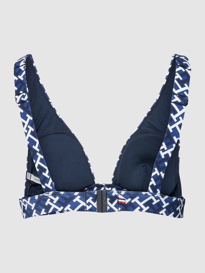 Tommy Hilfiger Bikini Oberteil Mit Logo Muster Marine Online Kaufen