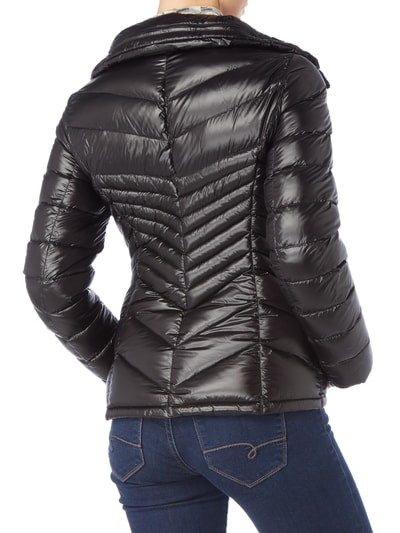 Blauer Usa Light Daunenjacke Mit Herausnehmbarer Kapuze Black Online