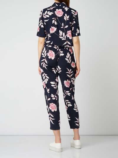 S Oliver RED LABEL Jumpsuit Aus Viskose Dunkelblau Online Kaufen