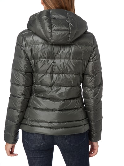 Blauer Usa Light Daunenjacke mit Kapuze olivgrün online kaufen