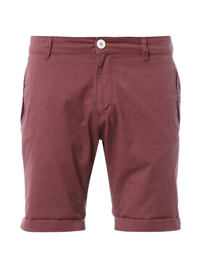 REVIEW Bermudas Aus Reiner Baumwolle Bordeaux Online Kaufen