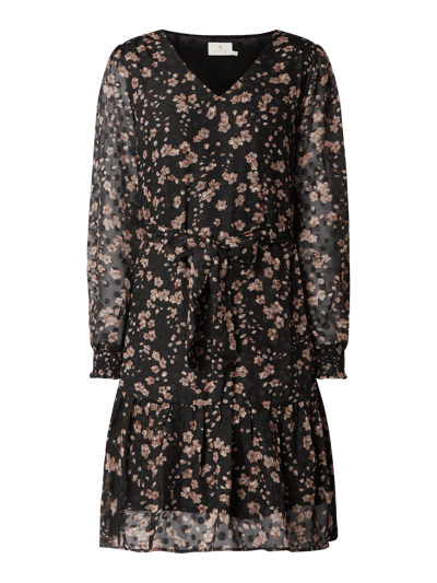 Kaffe Minikleid Aus Chiffon Modell Starry Black Online Kaufen