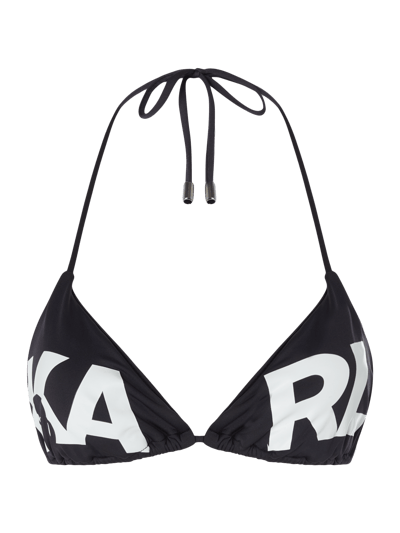 Karl Lagerfeld Beachwear Bikini Oberteil In Triangel Form Mit Logo