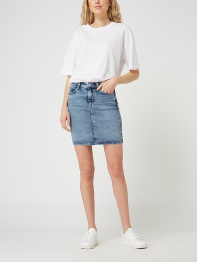 Pieces Minirock Aus Denim Modell Lili Blau Online Kaufen