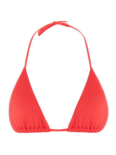 Tommy Hilfiger Bikini Oberteil Mit Neckholder Hellrot Melange Online