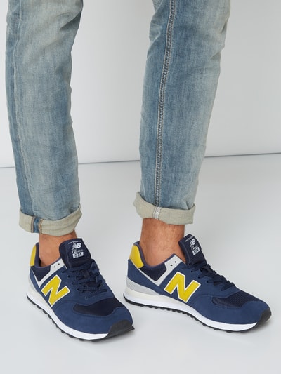 New Balance Sneaker Aus Veloursleder Und Mesh Marine Online Kaufen