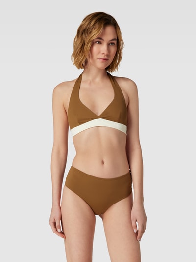 Mymarini Bikini Oberteil In Two Tone Machart Dunkelgelb Online Kaufen