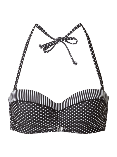 S Oliver Red Label Bikini Obterteil Mit Neckholder Zum Binden Schwarz