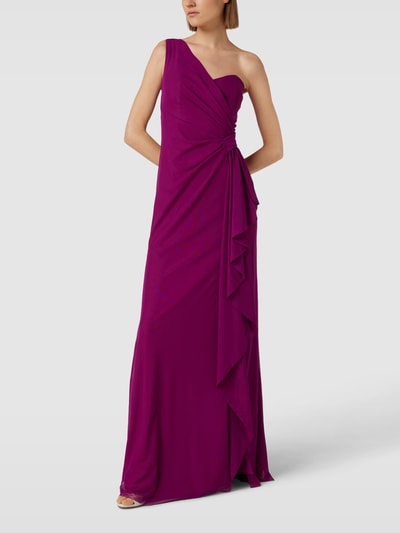 TROYDEN COLLECTION Abendkleid mit One Shoulder Träger fuchsia online