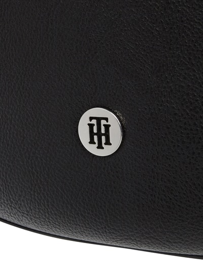 Tommy Hilfiger Hobo Bag Mit Logo Applikation Black Online Kaufen