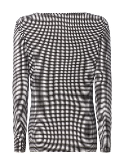 Weekend Max Mara Longsleeve Mit Allover Muster Mittelgrau Online Kaufen