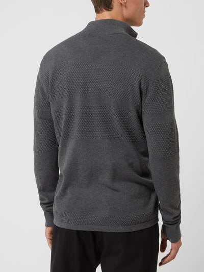 Selected Homme Troyer Aus Baumwolle Modell Maine Silber Melange