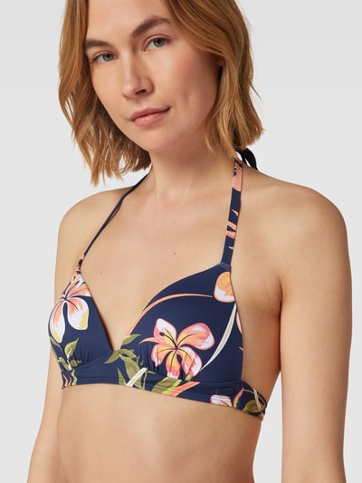 Roxy Bikini Oberteil Mit Floralem Muster Modell INTO THE SUN Marine