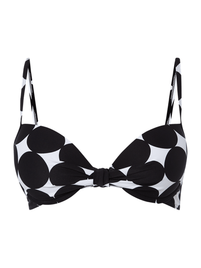 Esprit Bikini Oberteil Mit Punktemuster Black Online Kaufen