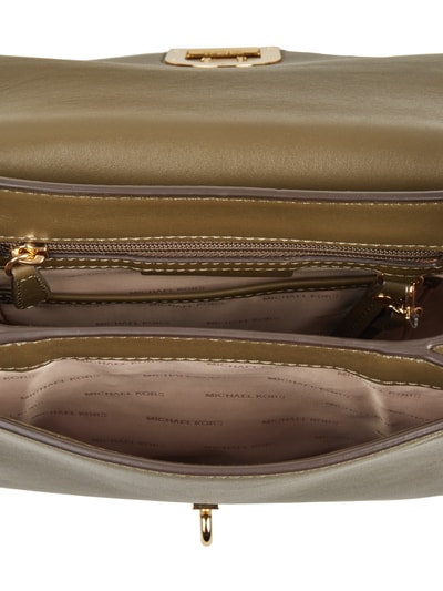 MICHAEL Michael Kors Saddle Bag Aus Echtem Leder Oliv Online Kaufen